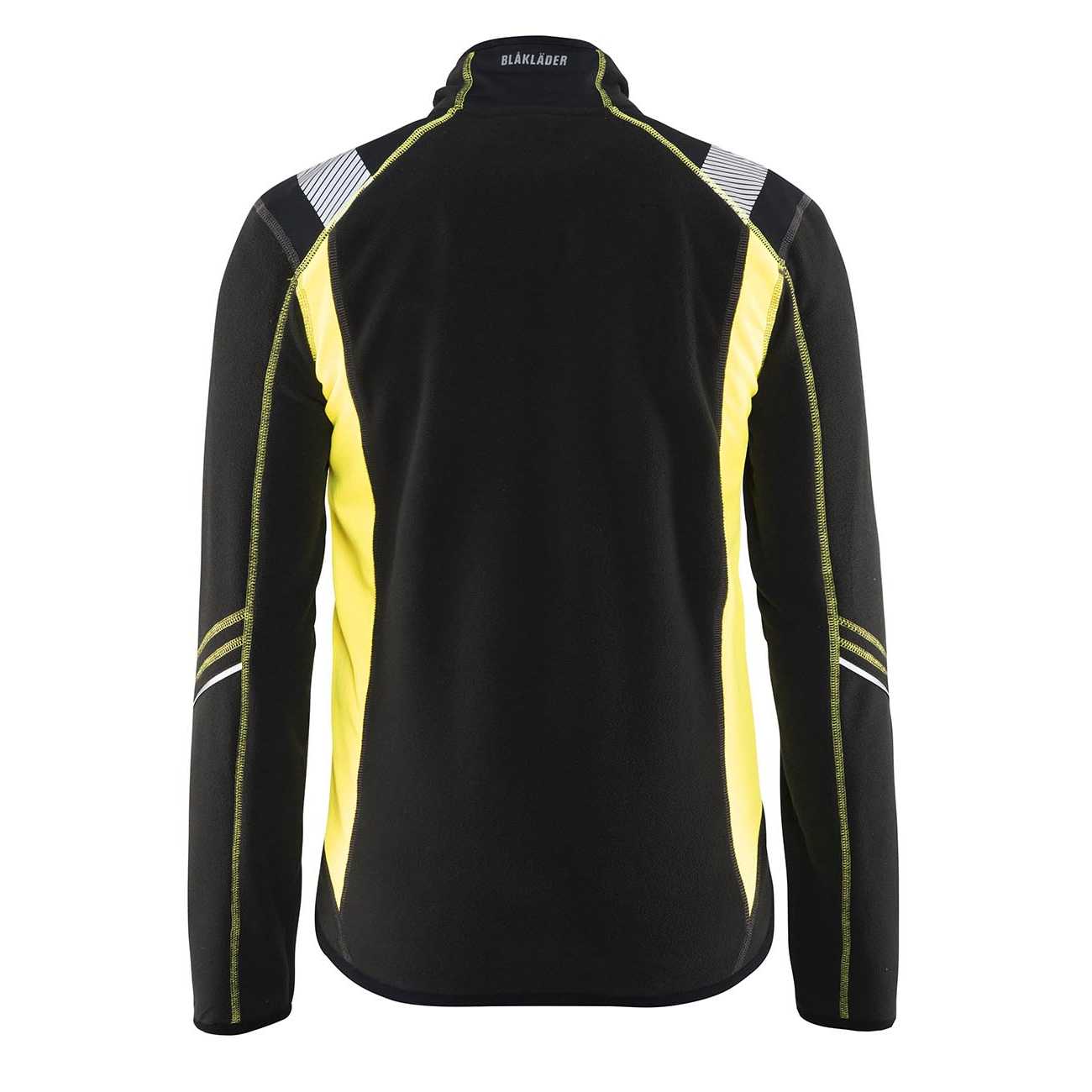 BLAKLADER 49931010 Microfleece Jacket Hi Vis Reflective Work Jacket MEN - Antipilling